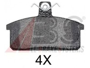 A.B.S. 36851 OE stabdžių trinkelių rinkinys, diskinis stabdys 
 Techninės priežiūros dalys -> Papildomas remontas
500028834, 00000-A00154, 00000-A00906