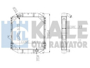 KALE OTO RADYATÖR 114900 radiatorius, variklio aušinimas 
 Aušinimo sistema -> Radiatorius/alyvos aušintuvas -> Radiatorius/dalys
3575011101, 3575012001, 6715010301