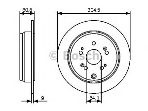 BOSCH 0 986 479 449 stabdžių diskas 
 Stabdžių sistema -> Diskinis stabdys -> Stabdžių diskas
42510-S9A-E50, 42510-SCA-E50
