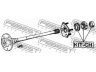 FEBEST KIT-CH guolis, kardaninis velenas
05012824AA, 05012825AA