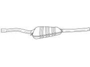 AKS DASIS SG10443 vidurinis duslintuvas