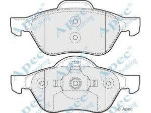 APEC braking PAD1649 stabdžių trinkelių rinkinys, diskinis stabdys 
 Techninės priežiūros dalys -> Papildomas remontas
410607690R