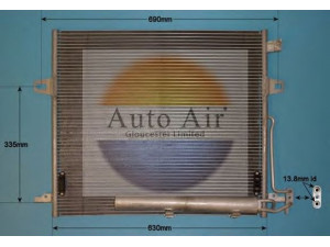 AUTO AIR GLOUCESTER 16-9946 kondensatorius, oro kondicionierius 
 Oro kondicionavimas -> Kondensatorius
1645000054