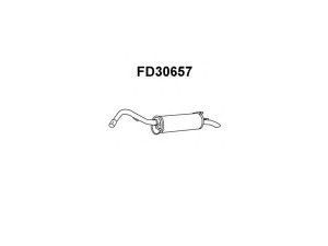 VENEPORTE FD30657 galinis duslintuvas 
 Išmetimo sistema -> Duslintuvas
1012299, 1044607