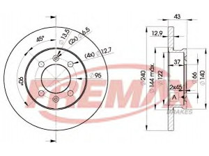 FREMAX BD-8405 stabdžių diskas 
 Stabdžių sistema -> Diskinis stabdys -> Stabdžių diskas
FAM8405, GBD90811, NAM8415