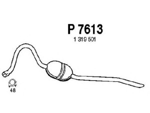 FENNO P7613 galinis duslintuvas 
 Išmetimo sistema -> Duslintuvas
1319501