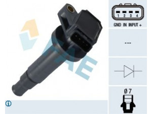 FAE 80282 ritė, uždegimas 
 Kibirkšties / kaitinamasis uždegimas -> Uždegimo ritė
90080-19015, 90080-19019, 90919-02239