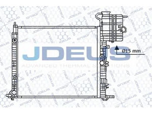 JDEUS 017B25 radiatorius, variklio aušinimas 
 Aušinimo sistema -> Radiatorius/alyvos aušintuvas -> Radiatorius/dalys
6385013001