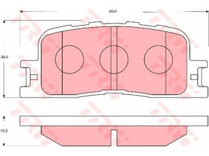 TRW GDB7628 stabdžių trinkelių rinkinys, diskinis stabdys 
 Techninės priežiūros dalys -> Papildomas remontas
0446621010, 0446633090, 0446633100
