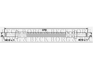 BORG & BECK BBH6247 stabdžių žarnelė 
 Stabdžių sistema -> Stabdžių žarnelės
GBH323, 212938, NRC9457