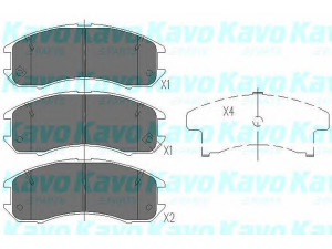 KAVO PARTS KBP-4525 stabdžių trinkelių rinkinys, diskinis stabdys 
 Techninės priežiūros dalys -> Papildomas remontas
3401278, AY040MA002, AY040MA013