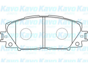 KAVO PARTS BP-9112 stabdžių trinkelių rinkinys, diskinis stabdys 
 Techninės priežiūros dalys -> Papildomas remontas
044650D110, 044650D140, 0446552180