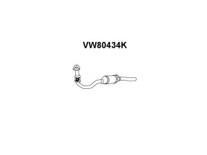 VENEPORTE VW80434K katalizatoriaus keitiklis 
 Išmetimo sistema -> Katalizatoriaus keitiklis
3B0254500AX, 4B0253058FX