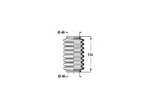 OCAP 1211114 gofruotoji membrana, vairavimas 
 Vairavimas -> Gofruotoji membrana/sandarinimai
406622