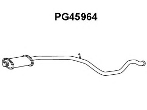 VENEPORTE PG45964 priekinis duslintuvas 
 Išmetimo sistema -> Duslintuvas
1717GC