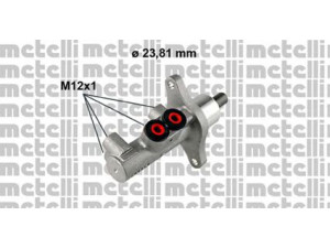 METELLI 05-0775 pagrindinis cilindras, stabdžiai 
 Stabdžių sistema -> Pagrindinis stabdžių cilindras
8N1 614 019