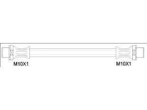 WOKING G1900.53 stabdžių žarnelė 
 Stabdžių sistema -> Stabdžių žarnelės
4B0611775