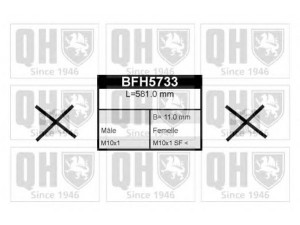 QUINTON HAZELL BFH5733 stabdžių žarnelė 
 Stabdžių sistema -> Stabdžių žarnelės
4806.E8