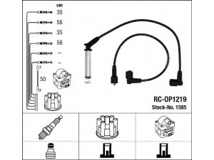 NGK 1585 uždegimo laido komplektas 
 Kibirkšties / kaitinamasis uždegimas -> Uždegimo laidai/jungtys
16 12 559, 90 443 693