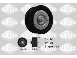 SASIC 1626080 kreipiantysis skriemulys, V formos rumbuotas diržas 
 Diržinė pavara -> V formos rumbuotas diržas/komplektas -> Laisvasis/kreipiamasis skriemulys
51758384, 71743962, 55190812, 6340556