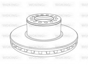WOKING NSA1055.20 stabdžių diskas 
 Dviratė transporto priemonės -> Stabdžių sistema -> Stabdžių diskai / priedai
6754210112, 9754210012, 9754210112