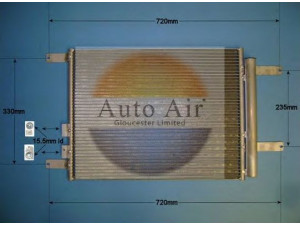 AUTO AIR GLOUCESTER 16-9682 kondensatorius, oro kondicionierius 
 Oro kondicionavimas -> Kondensatorius
60678698, 60696059