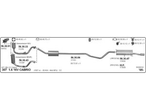 IMASAF 563000181 išmetimo sistema 
 Išmetimo sistema -> Išmetimo sistema, visa