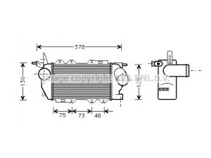 AVA QUALITY COOLING OL4270 tarpinis suslėgto oro aušintuvas, kompresorius 
 Variklis -> Oro tiekimas -> Įkrovos agregatas (turbo/superįkrova) -> Tarpinis suslėgto oro aušintuvas
1300400, 52464588