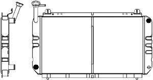 SAKURA  Automotive 1120-0105 radiatorius, variklio aušinimas