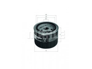 KNECHT OC 384 alyvos filtras 
 Techninės priežiūros dalys -> Techninės priežiūros intervalai
540000322, 5410022, 29353002, 2935302