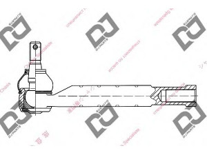 DJ PARTS DE1194 skersinės vairo trauklės galas 
 Vairavimas -> Vairo mechanizmo sujungimai
45046-59195, 4504659195