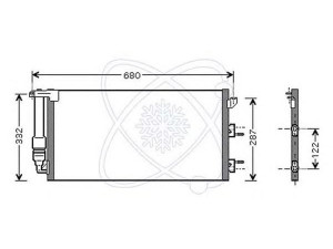 ELECTRO AUTO 30F0083 kondensatorius, oro kondicionierius 
 Oro kondicionavimas -> Kondensatorius
46798100, 51767143, 51782753