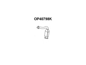 VENEPORTE OP40798K katalizatoriaus keitiklis
55352977, 55353916, 55353917, 5850114