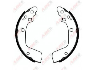 ABE C08029ABE stabdžių trinkelių komplektas 
 Techninės priežiūros dalys -> Papildomas remontas
53200-63J02, 53200-63J02-000