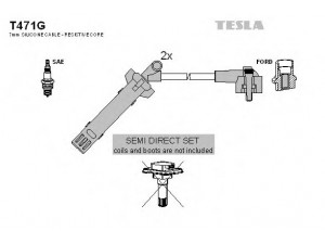 TESLA T471G uždegimo laido komplektas 
 Kibirkšties / kaitinamasis uždegimas -> Uždegimo laidai/jungtys