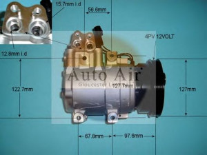 AUTO AIR GLOUCESTER 14-9687 kompresorius, oro kondicionierius 
 Oro kondicionavimas -> Kompresorius/dalys
9770125000