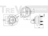 TREVI AUTOMOTIVE WB2260 rato guolio komplektas 
 Ašies montavimas/vairavimo mechanizmas/ratai -> Rato stebulė/montavimas -> Rato guolis