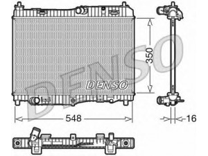 DENSO DRM10005 radiatorius, variklio aušinimas 
 Aušinimo sistema -> Radiatorius/alyvos aušintuvas -> Radiatorius/dalys
1566662, 1671561, 1775583, 8V518005FB
