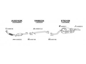 VENEPORTE 800006 išmetimo sistema 
 Išmetimo sistema -> Išmetimo sistema, visa