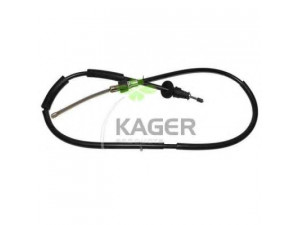 KAGER 19-6301 trosas, stovėjimo stabdys 
 Stabdžių sistema -> Valdymo svirtys/trosai
MR955256, 4544200085