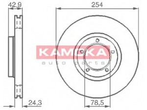 KAMOKA 1031696 stabdžių diskas 
 Stabdžių sistema -> Diskinis stabdys -> Stabdžių diskas
5025610, 5029815