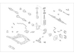 DELPHI RENA-03760-F rato pakaba 
 Ašies montavimas/vairavimo mechanizmas/ratai -> Prekių paieška pagal schemą