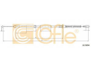 COFLE 10.9894 trosas, stovėjimo stabdys 
 Stabdžių sistema -> Valdymo svirtys/trosai
9064204585, 9064207185, A9064204585
