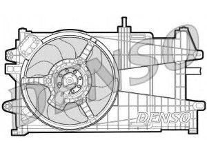 DENSO DER09035 ventiliatorius, radiatoriaus 
 Aušinimo sistema -> Oro aušinimas
46818599, 46841314, 51703066
