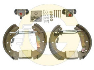 GIRLING 5316079 stabdžių trinkelių komplektas 
 Techninės priežiūros dalys -> Papildomas remontas