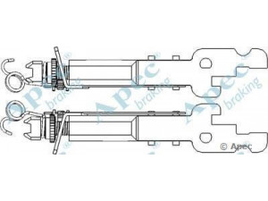 APEC braking ADB3018 stabdžių reguliatorius 
 Stabdžių sistema -> Būgninis stabdys -> Reguliatorius/dalys