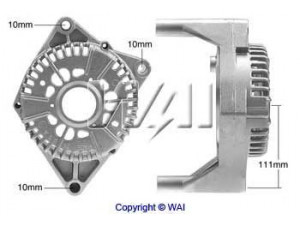 WAIglobal 21-224 montavimas, kintamosios srovės generatorius