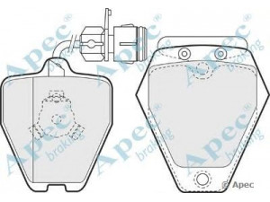 APEC braking PAD940 stabdžių trinkelių rinkinys, diskinis stabdys 
 Techninės priežiūros dalys -> Papildomas remontas
441698151G, 4A0698151B, 4AO698151B