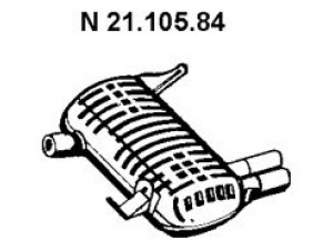 EBERSPÄCHER 21.105.84 galinis duslintuvas 
 Išmetimo sistema -> Duslintuvas
18 30 7 566 933