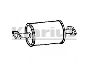 KLARIUS DU65T priekinis duslintuvas 
 Išmetimo sistema -> Duslintuvas
1742087201, 1742087Z01, 1742087201